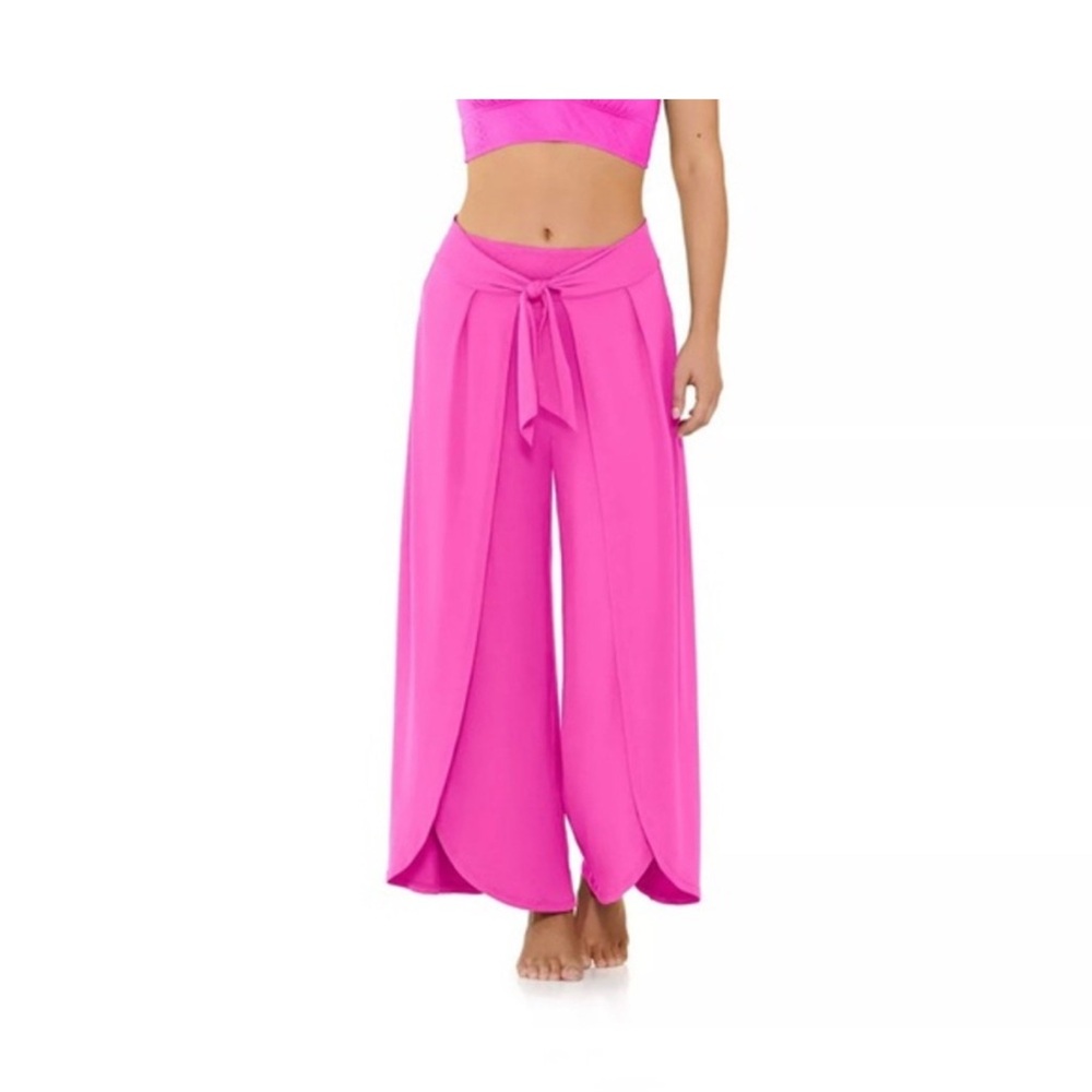 Brand New Women's Pink Swim Cover-Up Pants, NWT, Size Medium 8-10